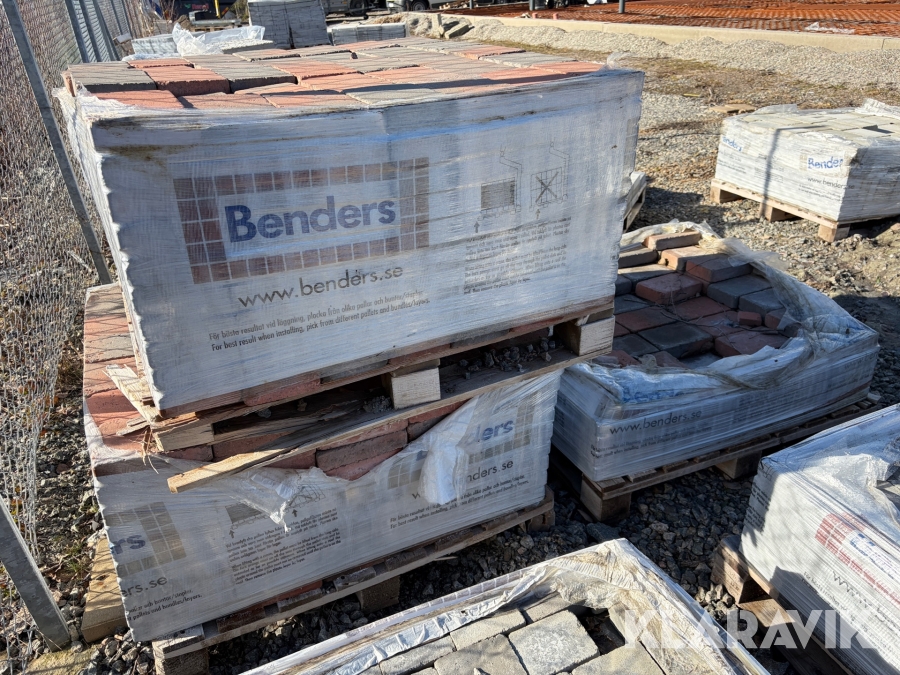 Marksten Benders Labyrint antik hel rödmix 210 x 140 x 50 mm ca 25 m2 3 pall