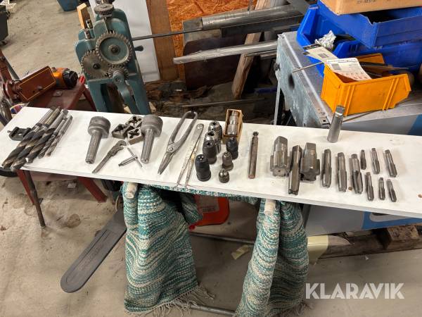 Gängtappar, rördubbar, borr, chuckar