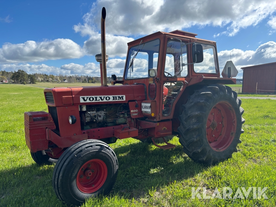 Traktor Volvo BM 810 Turbo med tillhörande Dubbelmontage