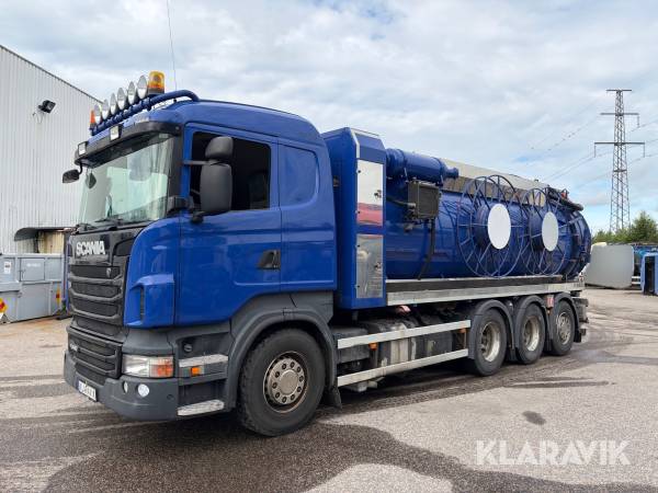 Slamsugarbil Scania R480 lb8x4*4hnb ADR