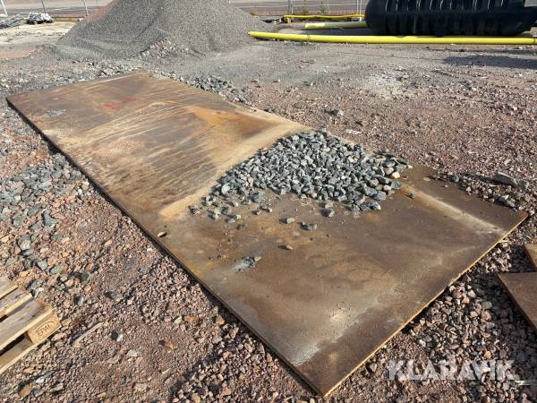 Körplåt 6x2m