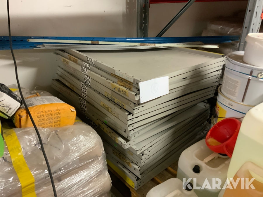 Hyllplan med gavlar 1200x800mm 25st
