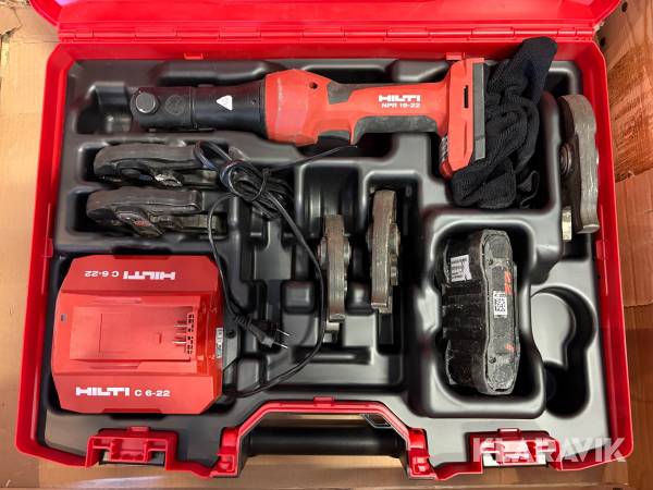 Pressverktyg Hilti NPR 19-22 M käftar ink batteri och laddare