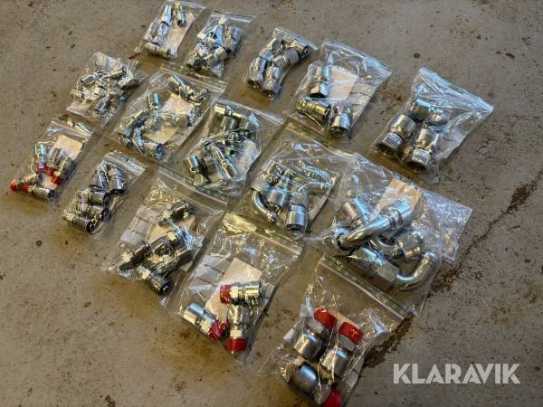 Parti med slangkopplingar Parker