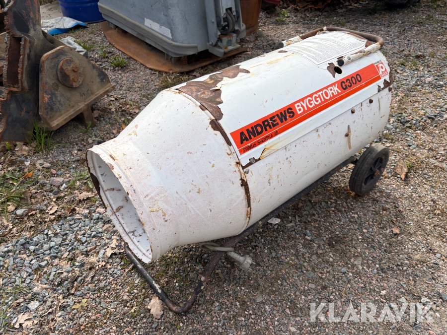 Byggtork Andrews G300 40 kW gasoldrift 8 st