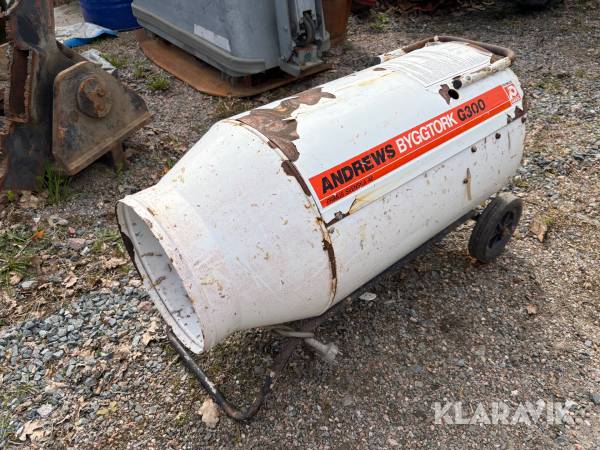 Byggtork Andrews G300 40 kW gasoldrift 8 st