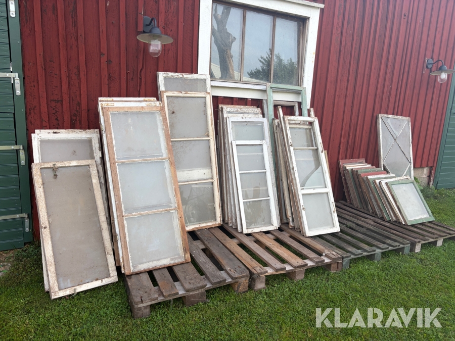 Diverse fönster 45 st