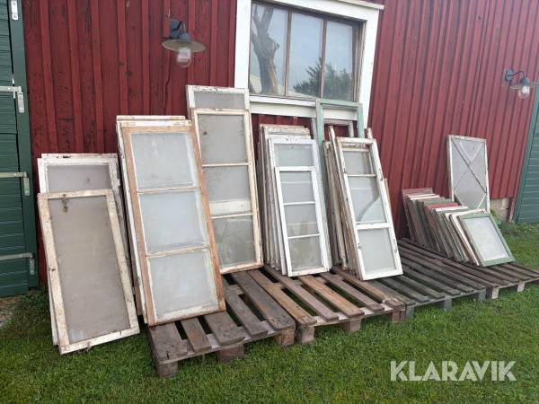 Diverse fönster 45 st