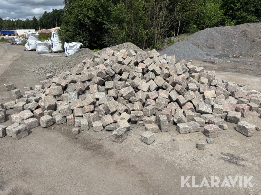 Storgatssten svensk begagnad 15 ton