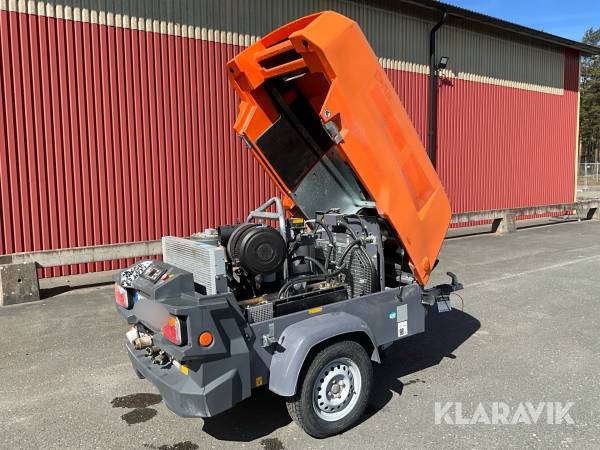 Kompressor på släpvagn Atlas Copco H250 VSD