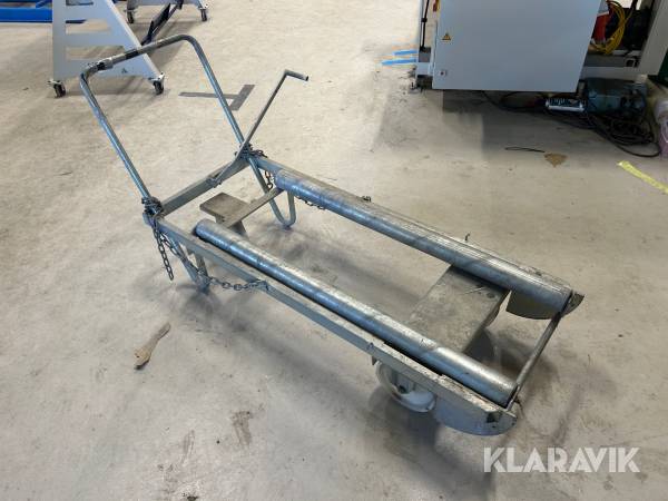 Plåtvagga på hjul 1250