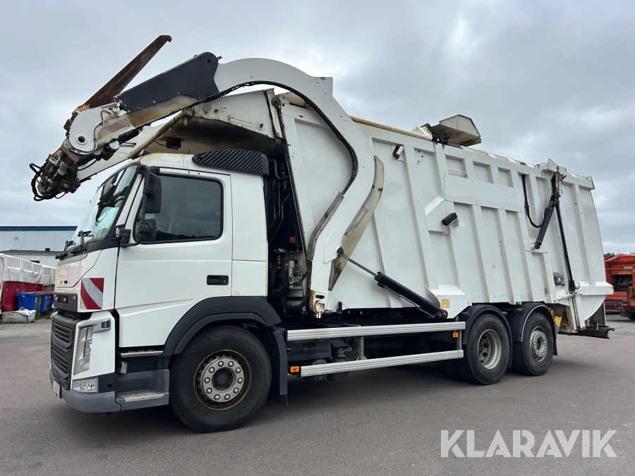 Sopbil / Frontlastare Volvo FM 6x2