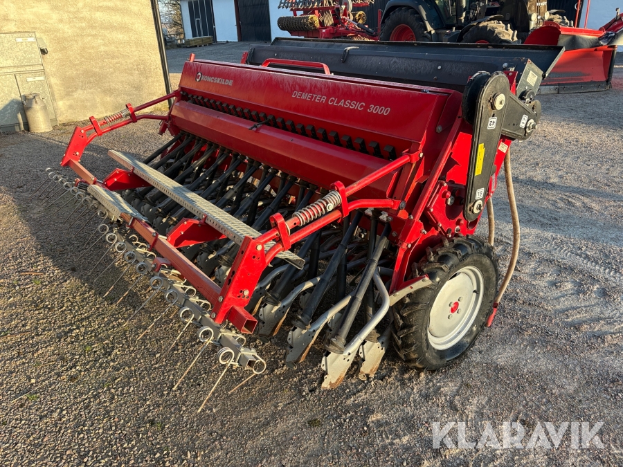 Såmaskin Kongskilde Demeter classic 3000 med frösålåda