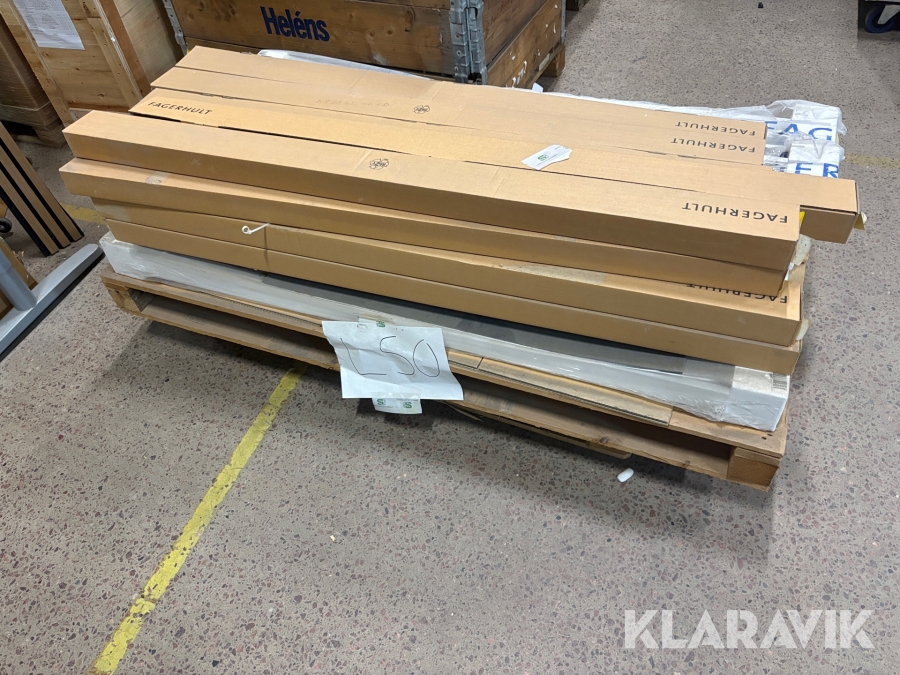 Armaturer Fagerhult 9 st