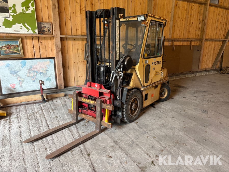 Motviktstruck Hyster F3A 5333G med gaffeltilt