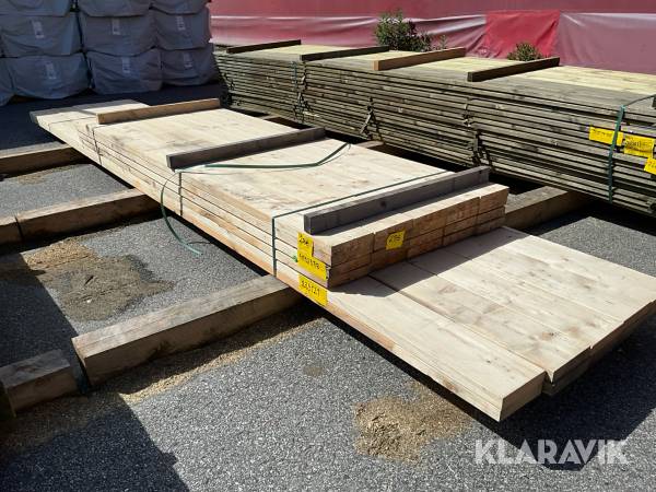 Virkespaket hyvlad regel C 24 45x220