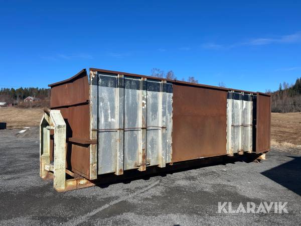 Container på lastväxlarram