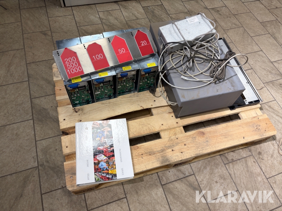 Kassasystem Cashguard för kontanter