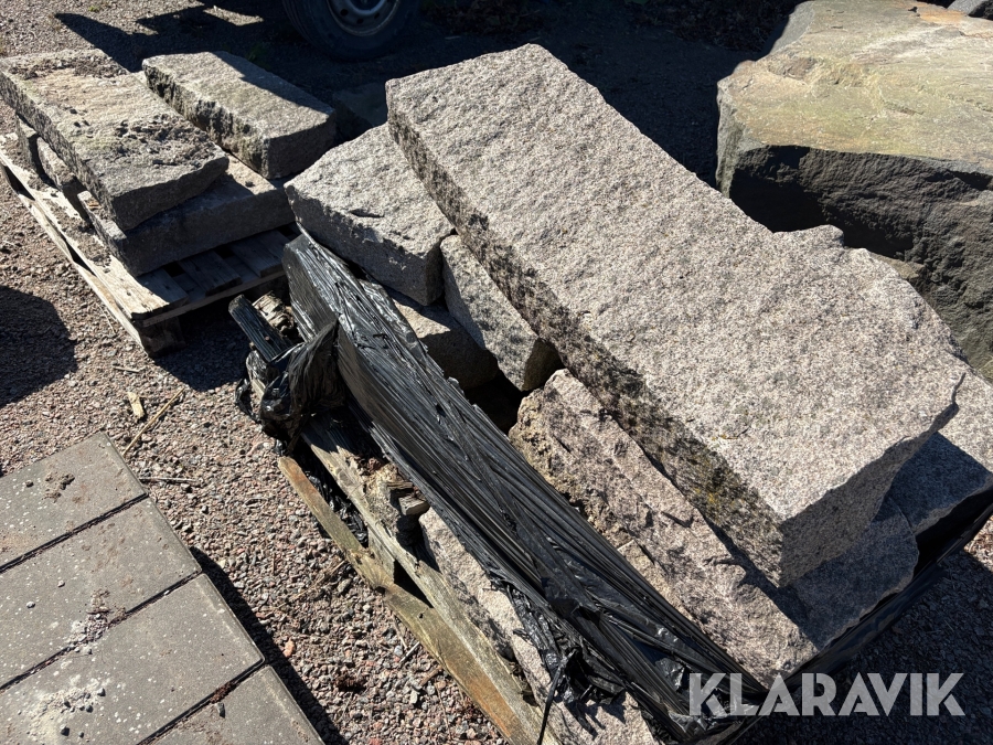 Granitkantsten ca 35st
