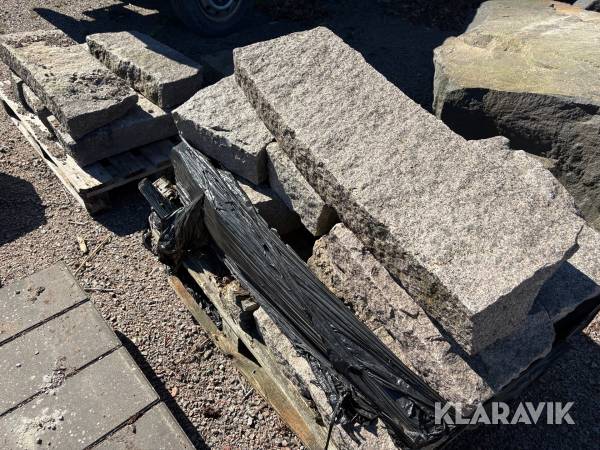 Granitkantsten ca 35st