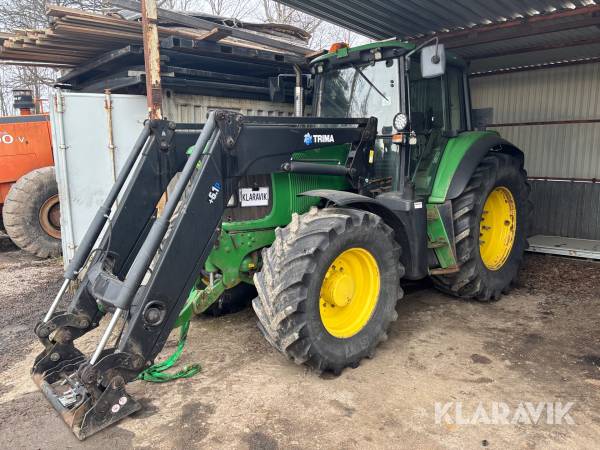 Traktor John Deere 6920 med frontlastare