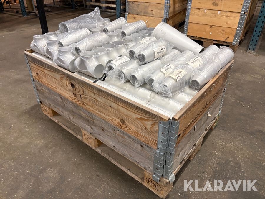 Rördelar rostfritt parti