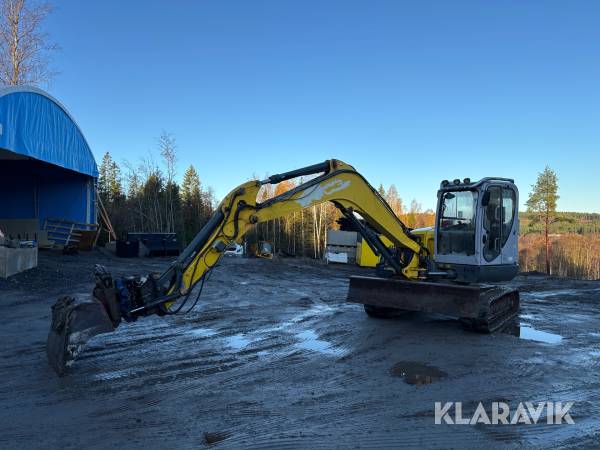 Grävmaskin Wacker Neuson 8003 med tiltrotator & skopa