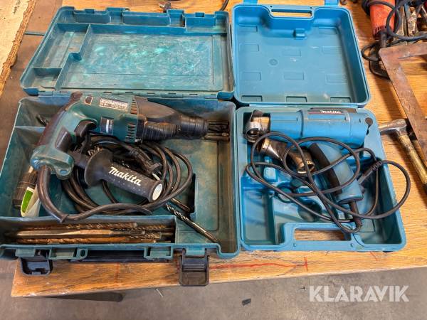 Slagborrmaskin Makita HR1830F och värmepistol