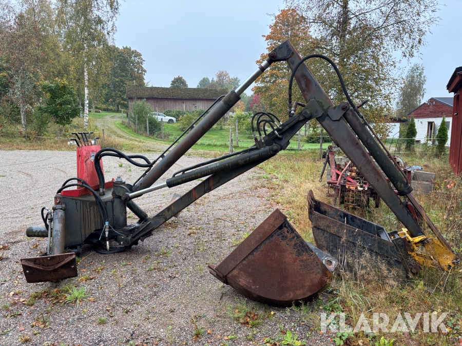 Grävaggregat till traktor