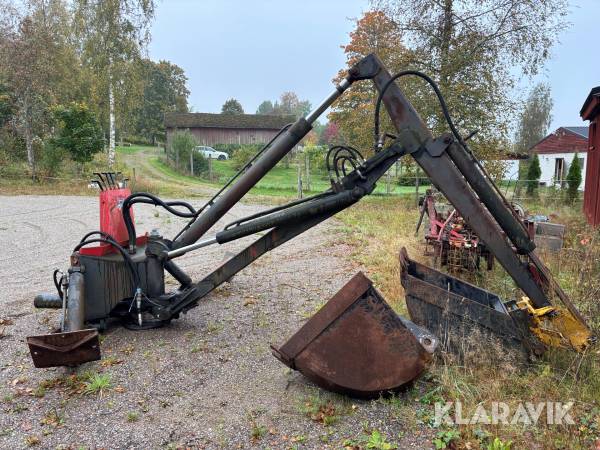 Grävaggregat till traktor