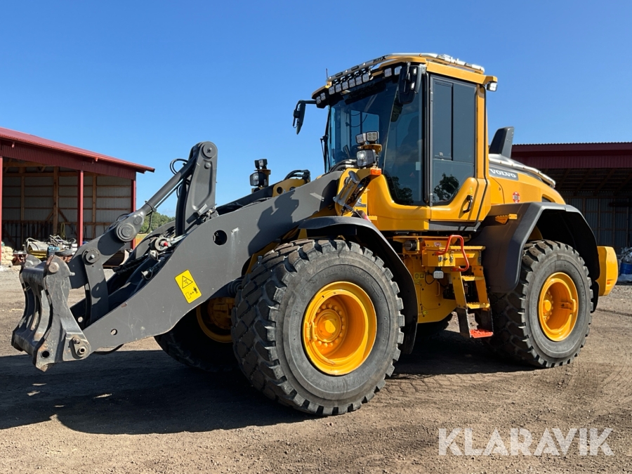 Hjullastare Volvo L90H med Long boom och våg