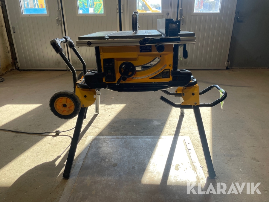 Klyvsåg & sågbänk på hjul Dewalt DCS7485, DE7400