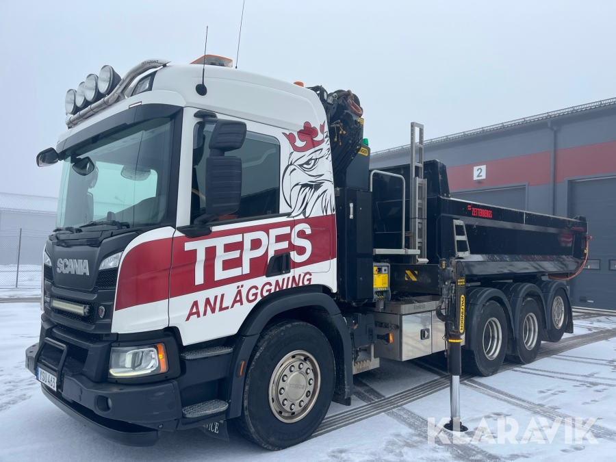 Kranväxlare Scania P410B8X4*4NB Palfinger PK23002SH