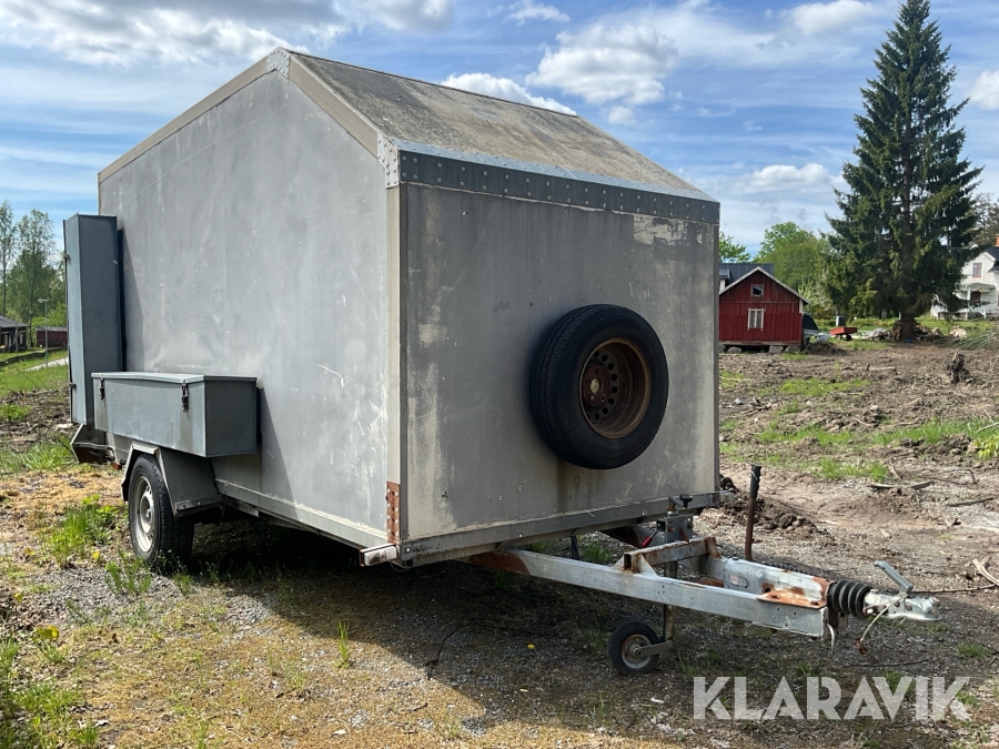 Personbilssläp/Skåpsläp Fobo 1100 TP