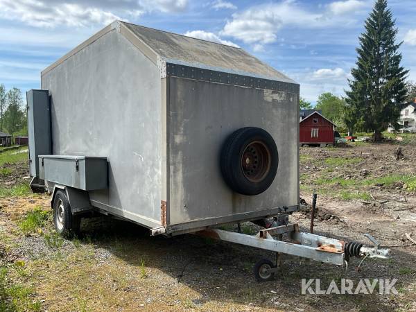 Personbilssläp/Skåpsläp Fobo 1100 TP