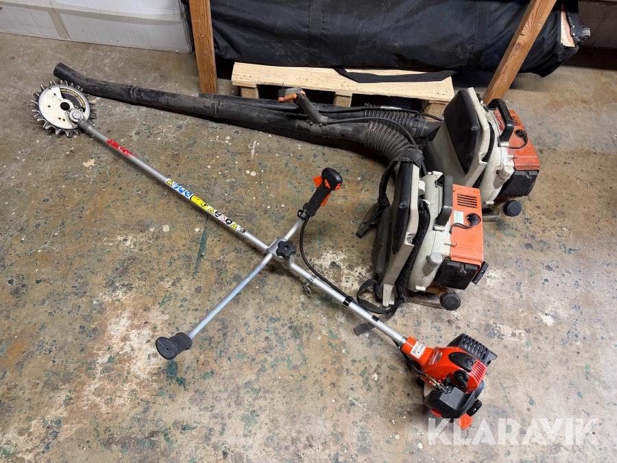 Lövblåsar & kantklippare Stihl & Echo BR320/L & SRM 265 TES 3 st