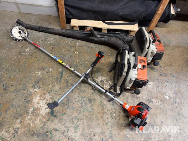Lövblåsar & kantklippare Stihl & Echo BR320/L & SRM 265 TES 3 st