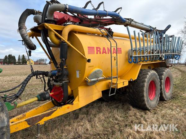 Gödseltunna Ranaverken 15m2 med 12m slangspridarramp