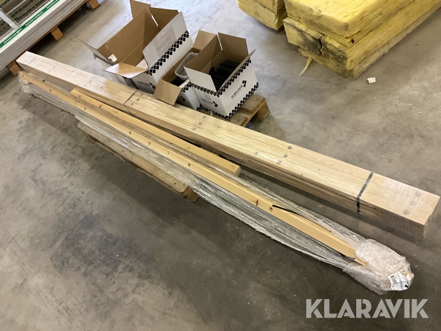 Golvregelsystem Subfloor 45x45x3600 mm 10 st med tillbehör
