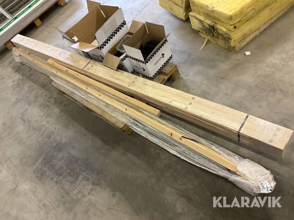 Golvregelsystem Subfloor 45x45x3600 mm 10 st med tillbehör