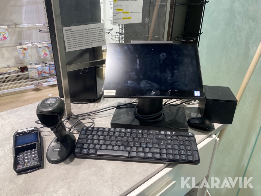 Kassasystem, dator, skrivare m.m.