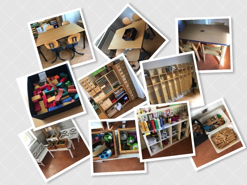 Förskolemöbler, leksaker mm