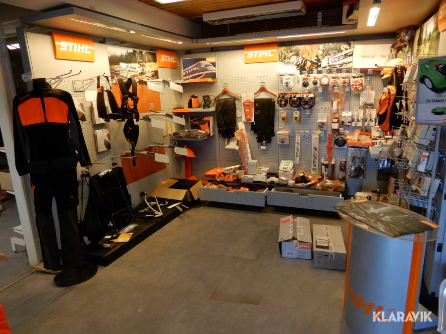 Butiksprodukter Stihl butiksställ/monter