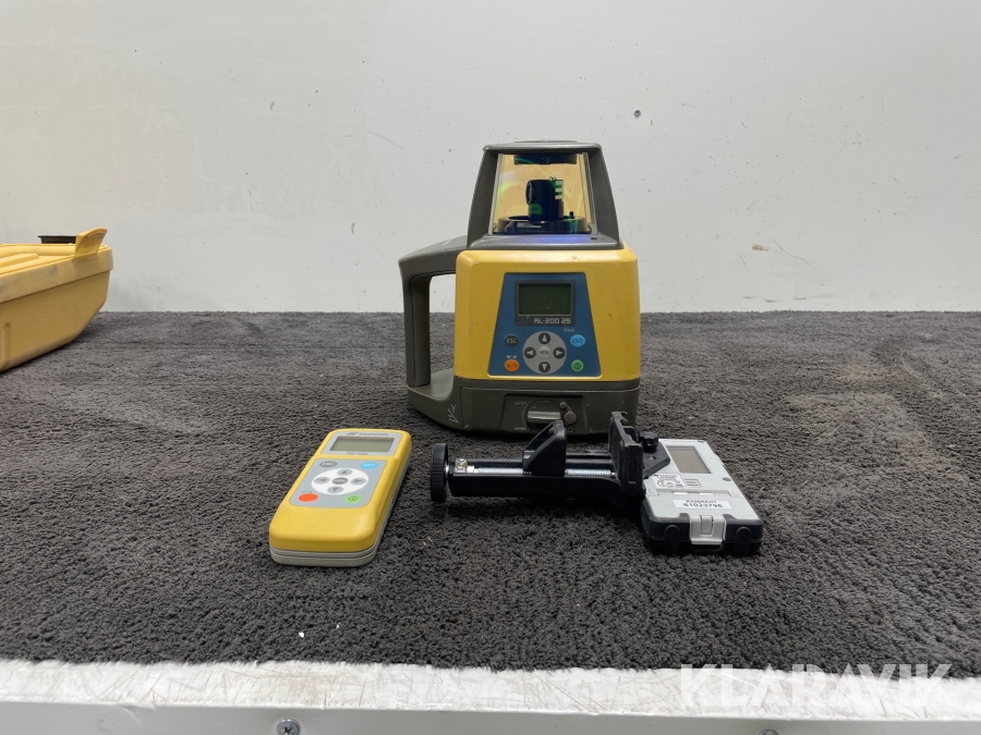Tvåfallslaser, lasermottagare Topcon RL-200 2S, LS-100D