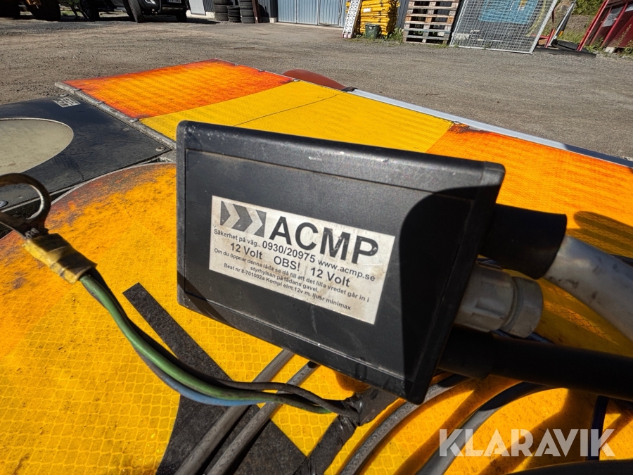 Takskylt ACMP A20 dubbelsidig elektrisk