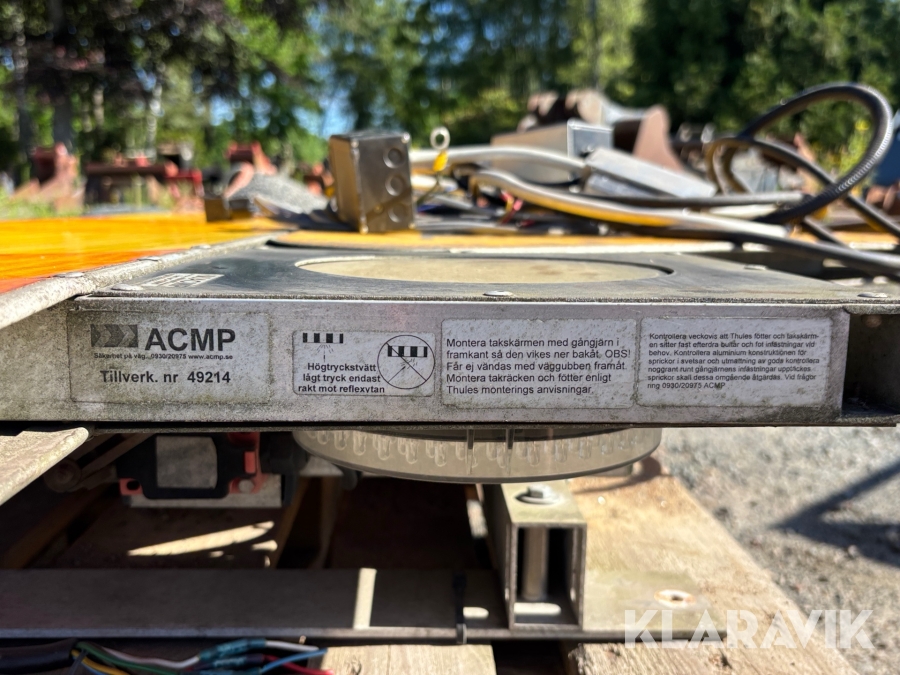 Takskylt ACMP A20 dubbelsidig elektrisk