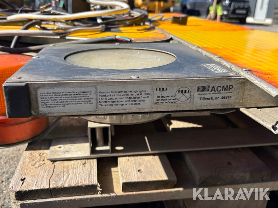 Takskylt ACMP A20 dubbelsidig elektrisk