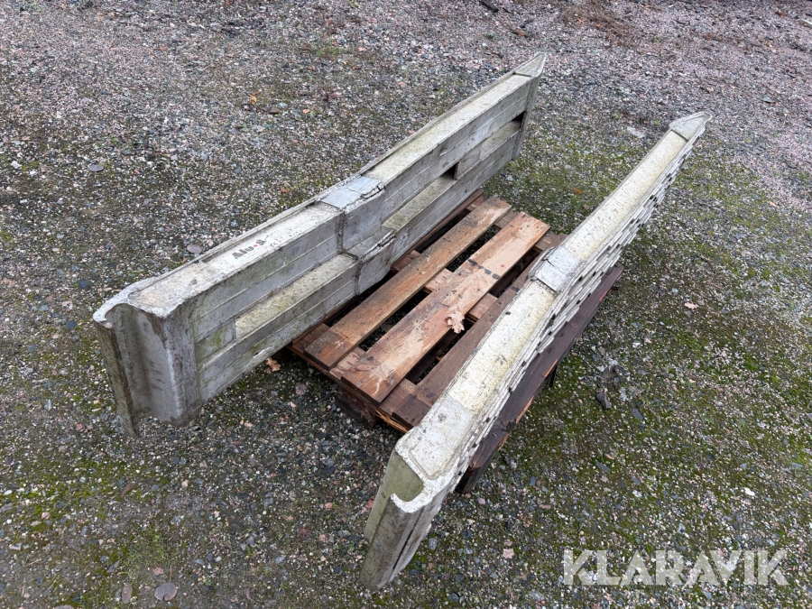 Lastramper aluminium 2 st