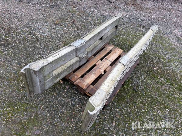 Lastramper aluminium 2 st