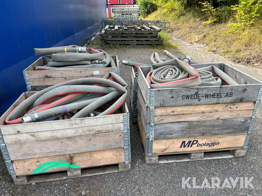 Hetvattenslangar Hydroscand Olika dimensioner 4 pall